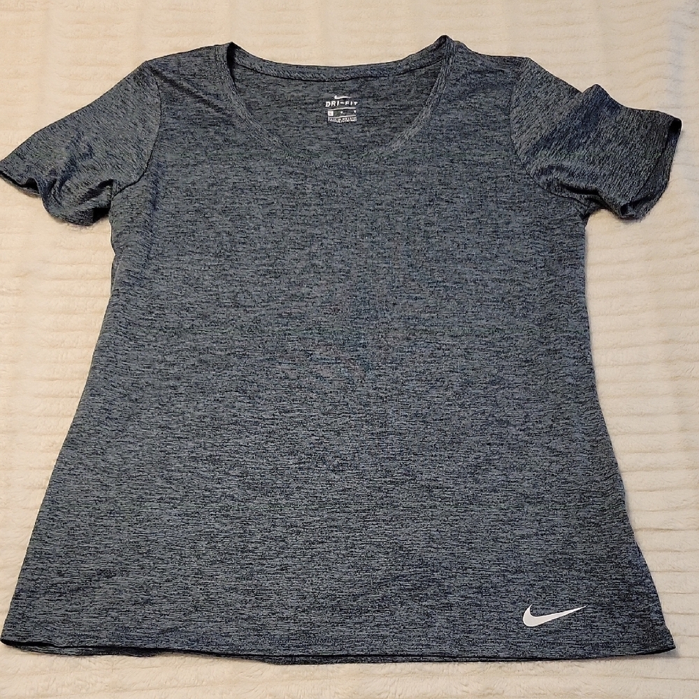 Nike Women's Gray DRI-FIT Top